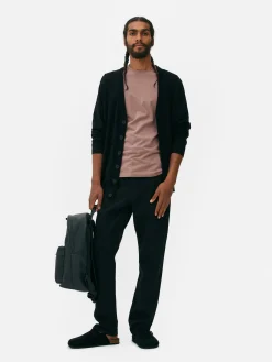 Casaco Malha Botões Grandes