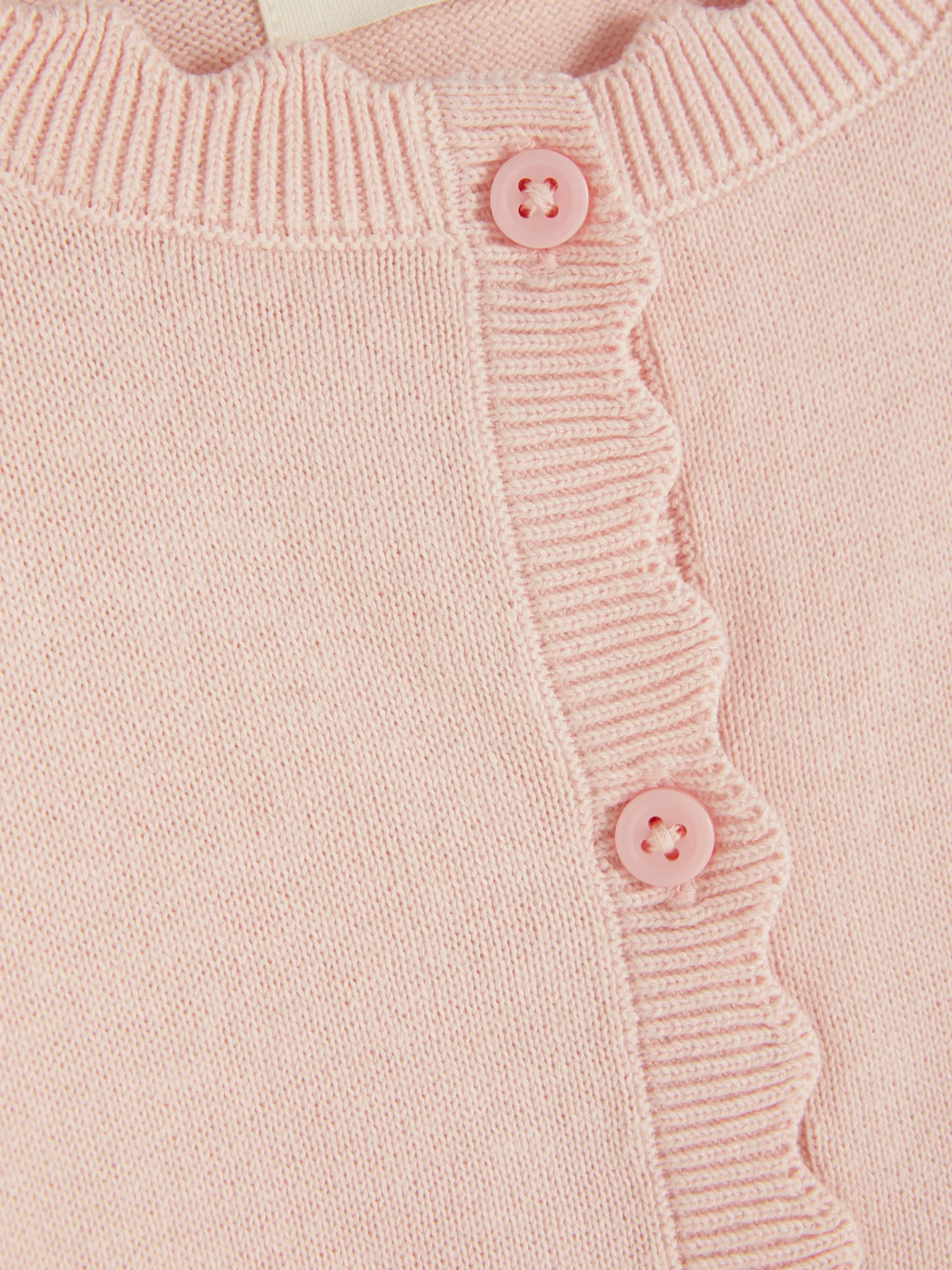 Casaco Malha Botões Recortes