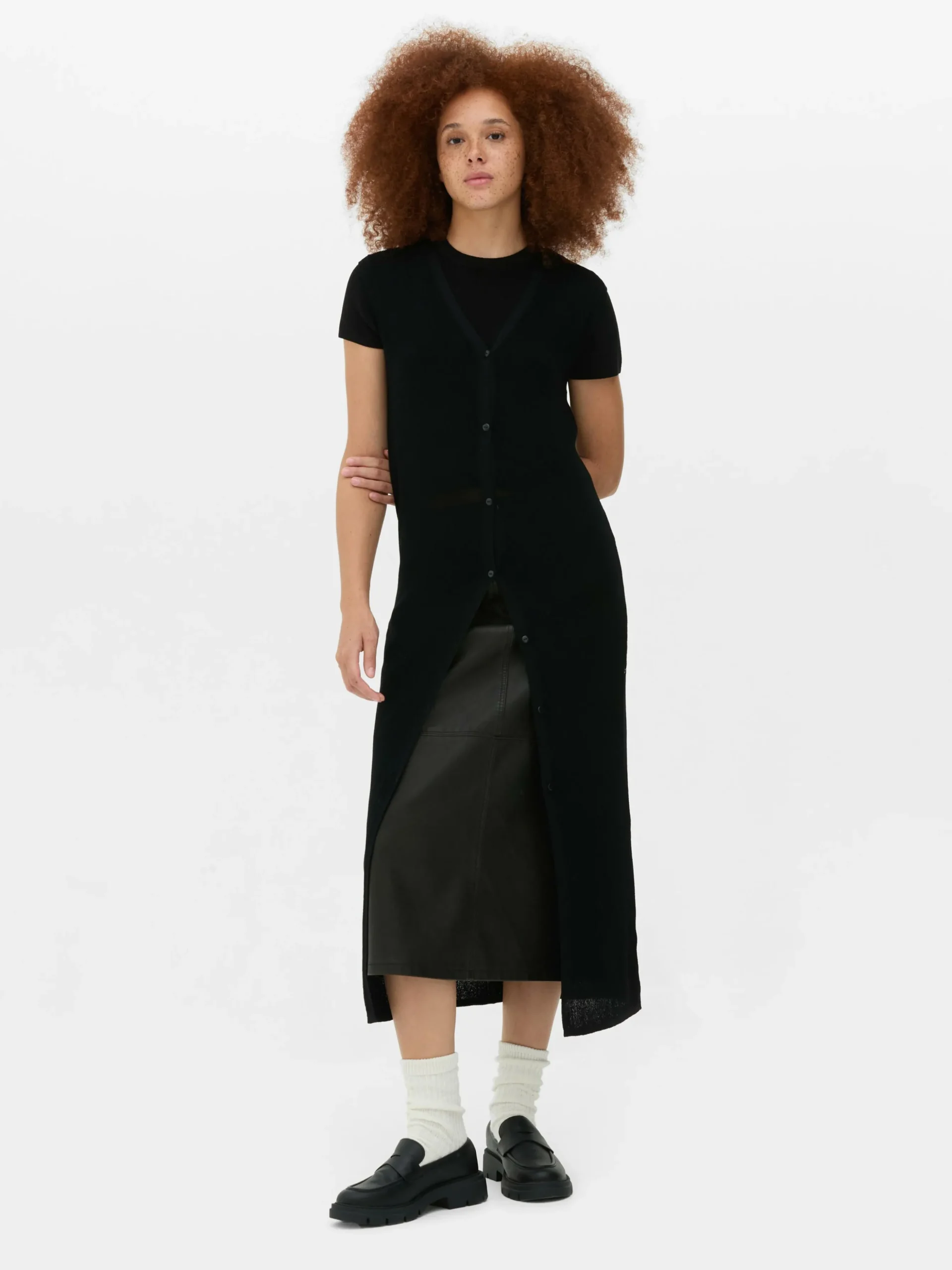 Casaco Malha Comprido S/ Mangas