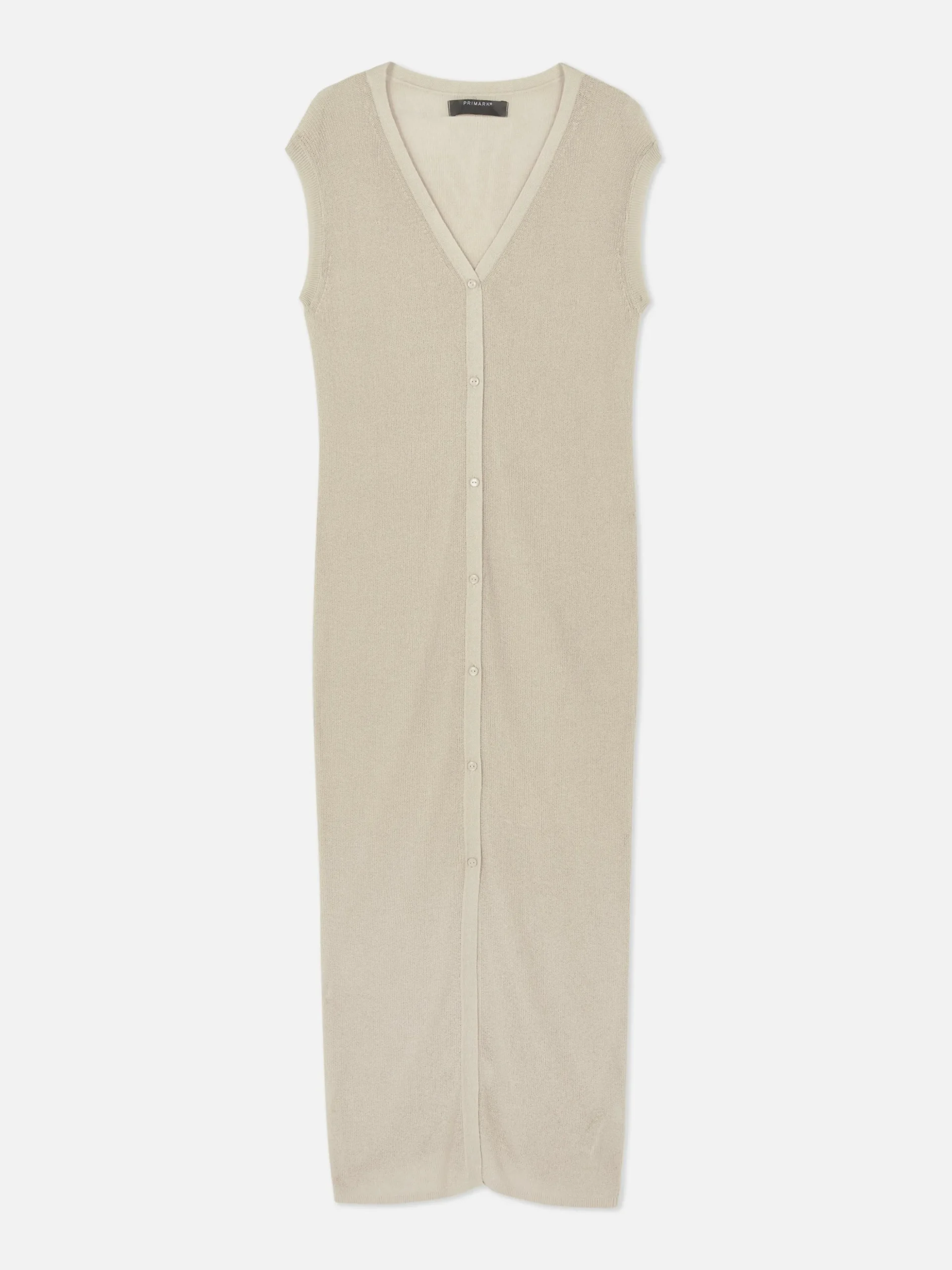 Casaco Malha Comprido S/ Mangas