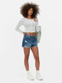 Casaco Malha Conj. Coordenadopadrão Floral Miudinho