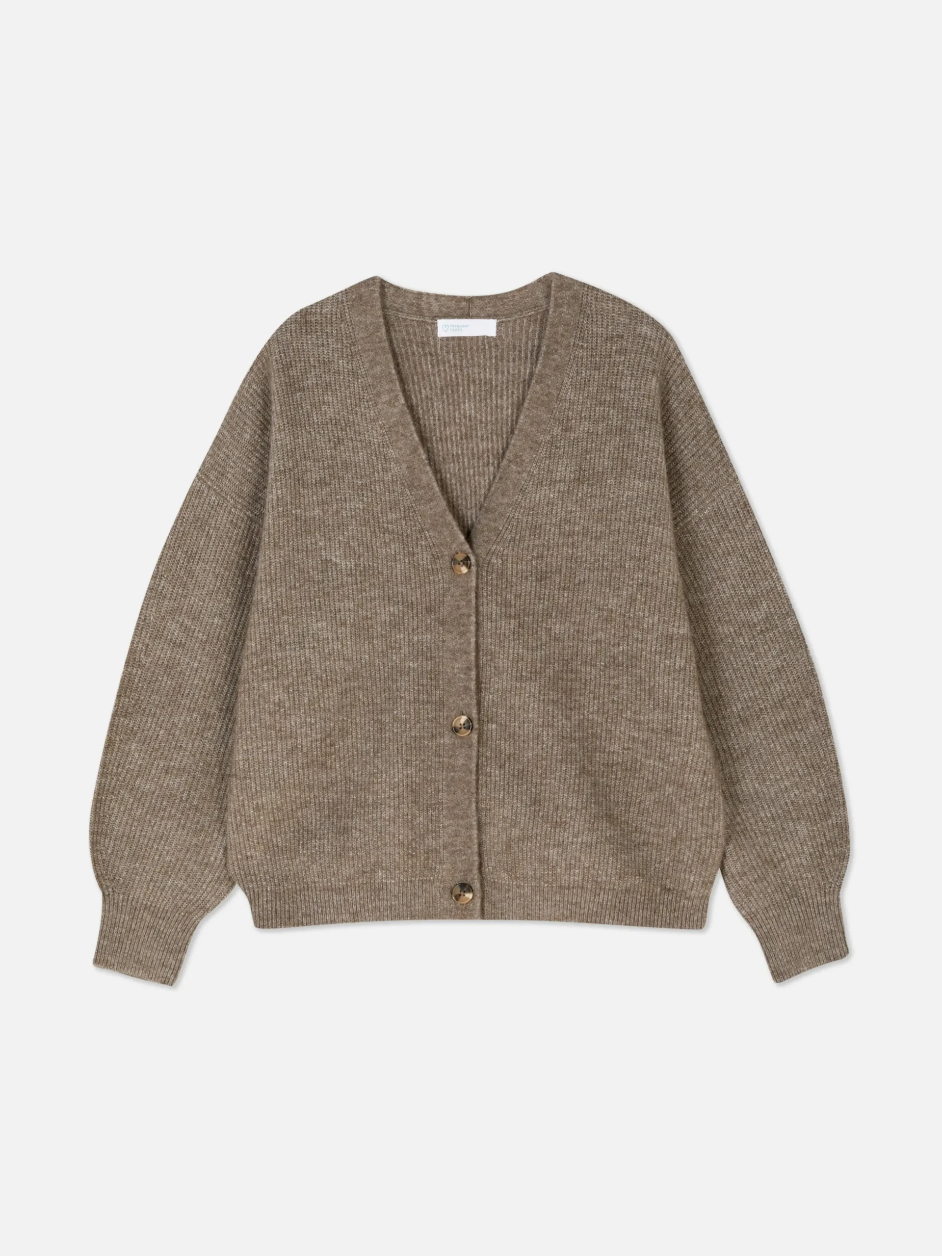 Casaco Malha Corte Folgado Decote V