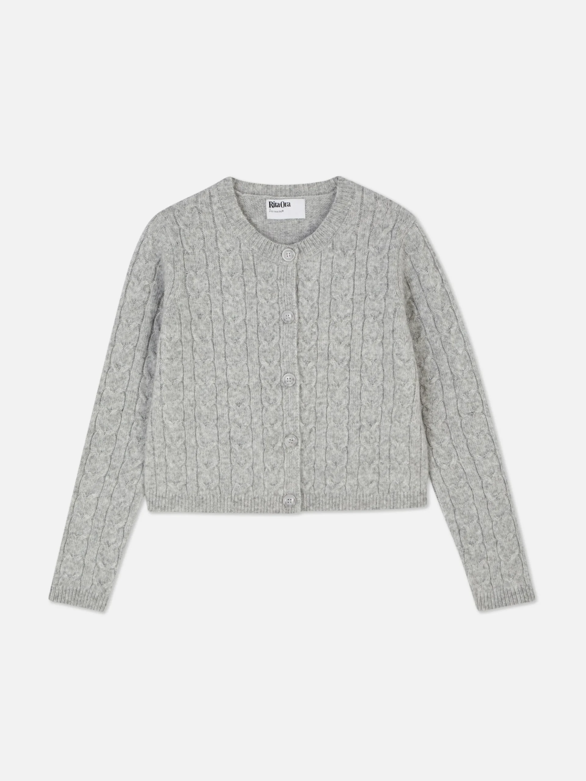 Casaco Malha Entrançada Rita Ora