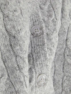 Casaco Malha Entrançada Rita Ora