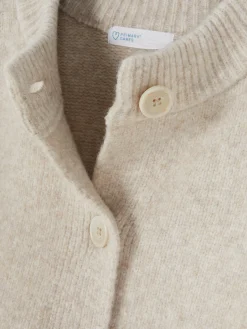 Casaco Malha Folgado Botões Frente