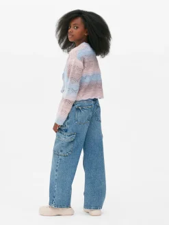 Casaco Malha Geométrica Ombré