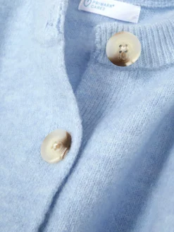 Casaco Malha Gola Redonda Botões