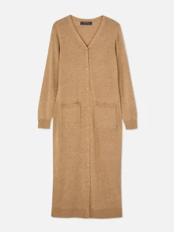 Casaco Malha Maxi Botões