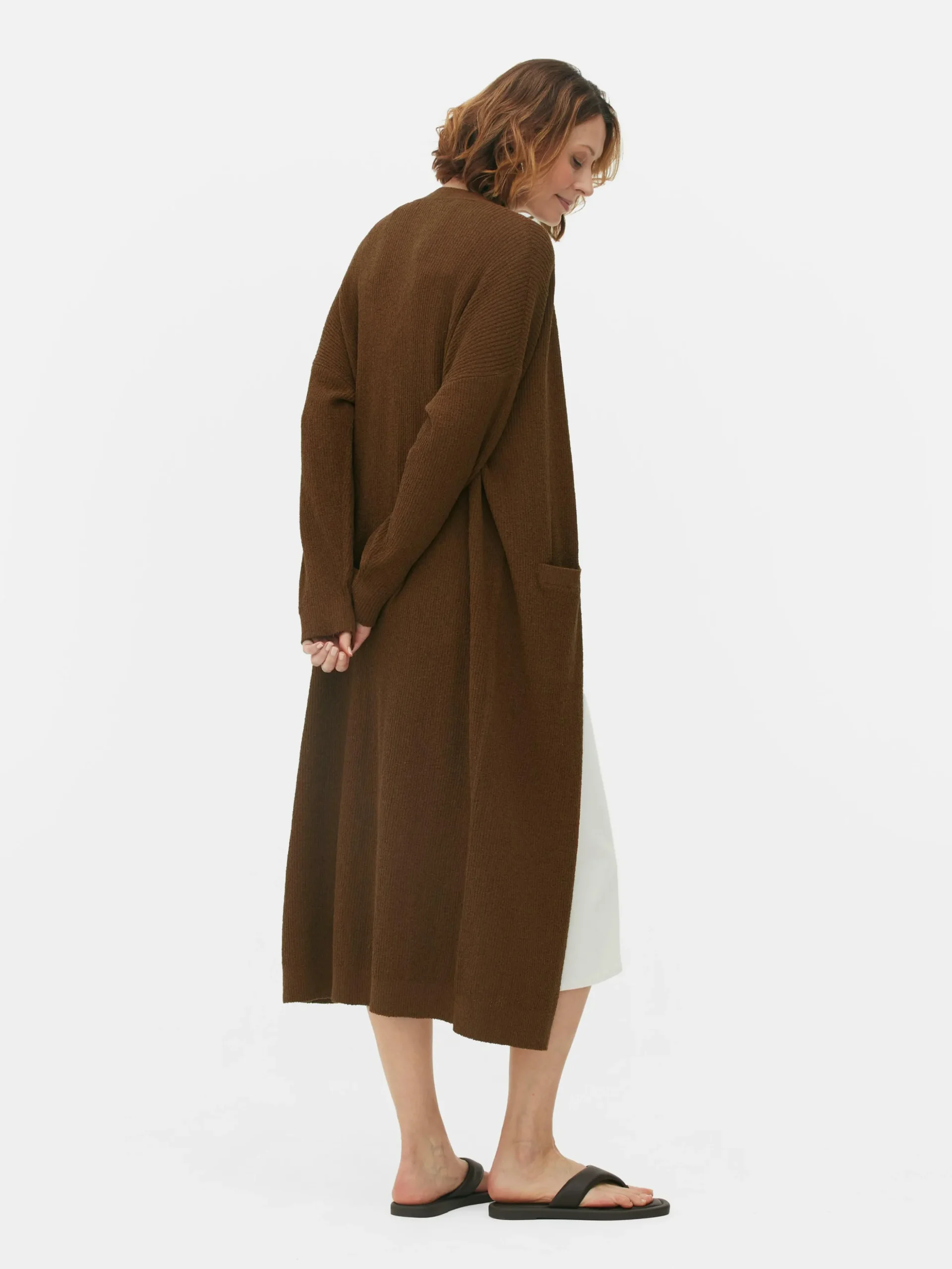 Casaco Malha S/ Botões Comprido