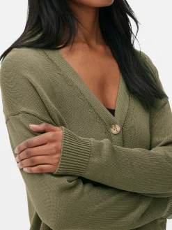 Casaco Malha Texturado Boyfriend