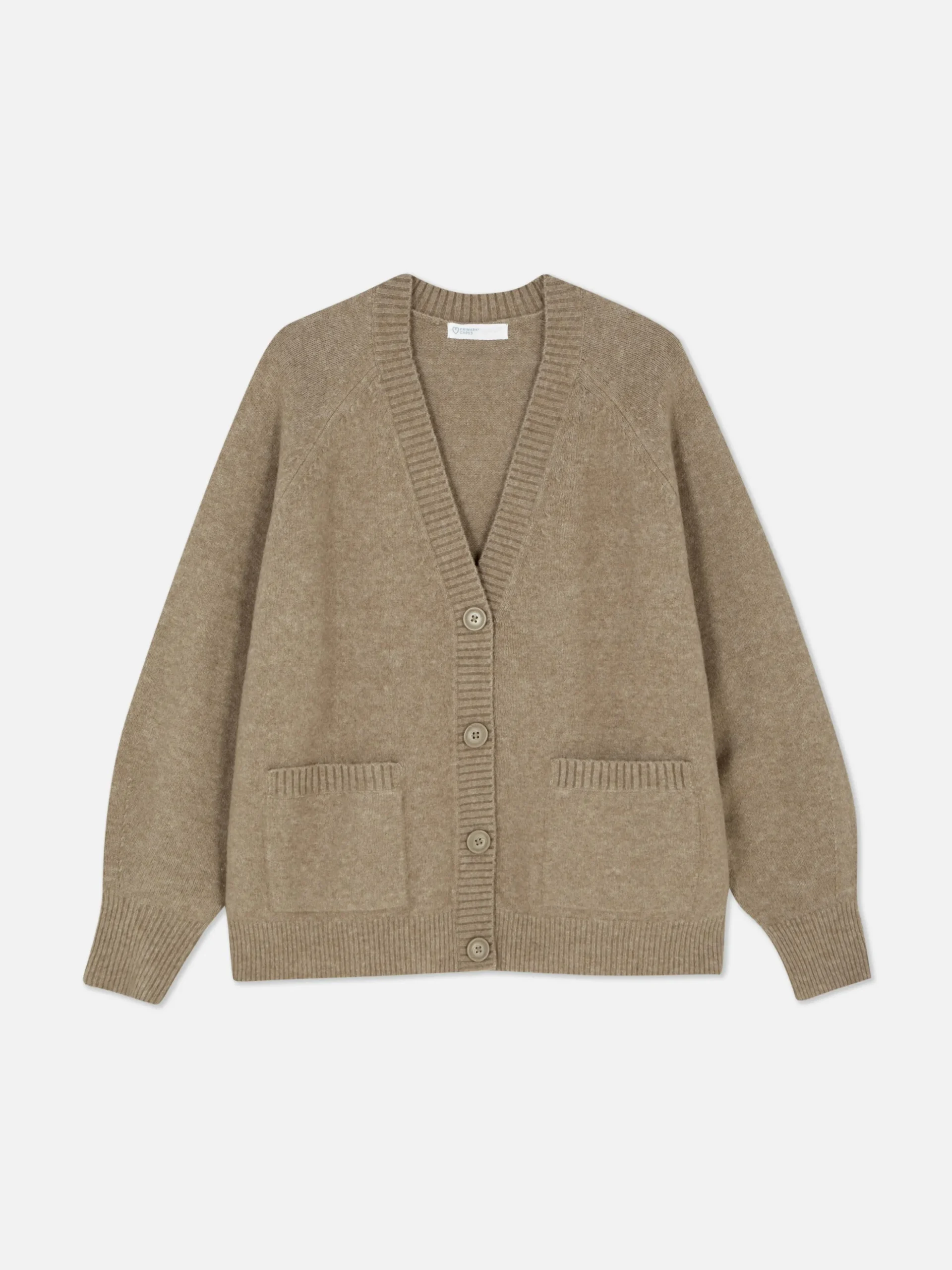 Casaco Malha V Estilo Boyfriend