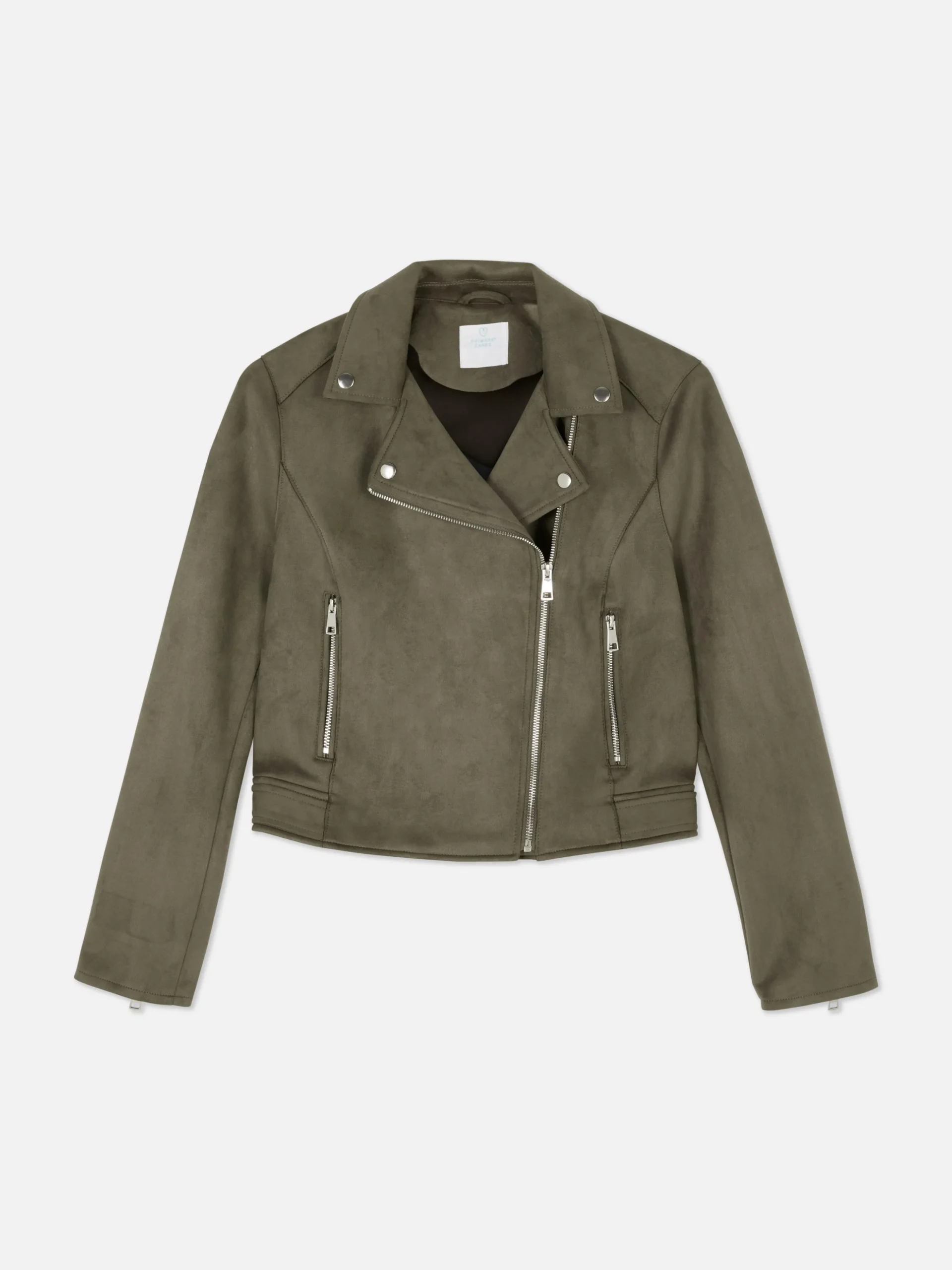 Casaco Motard Imitação Camurça