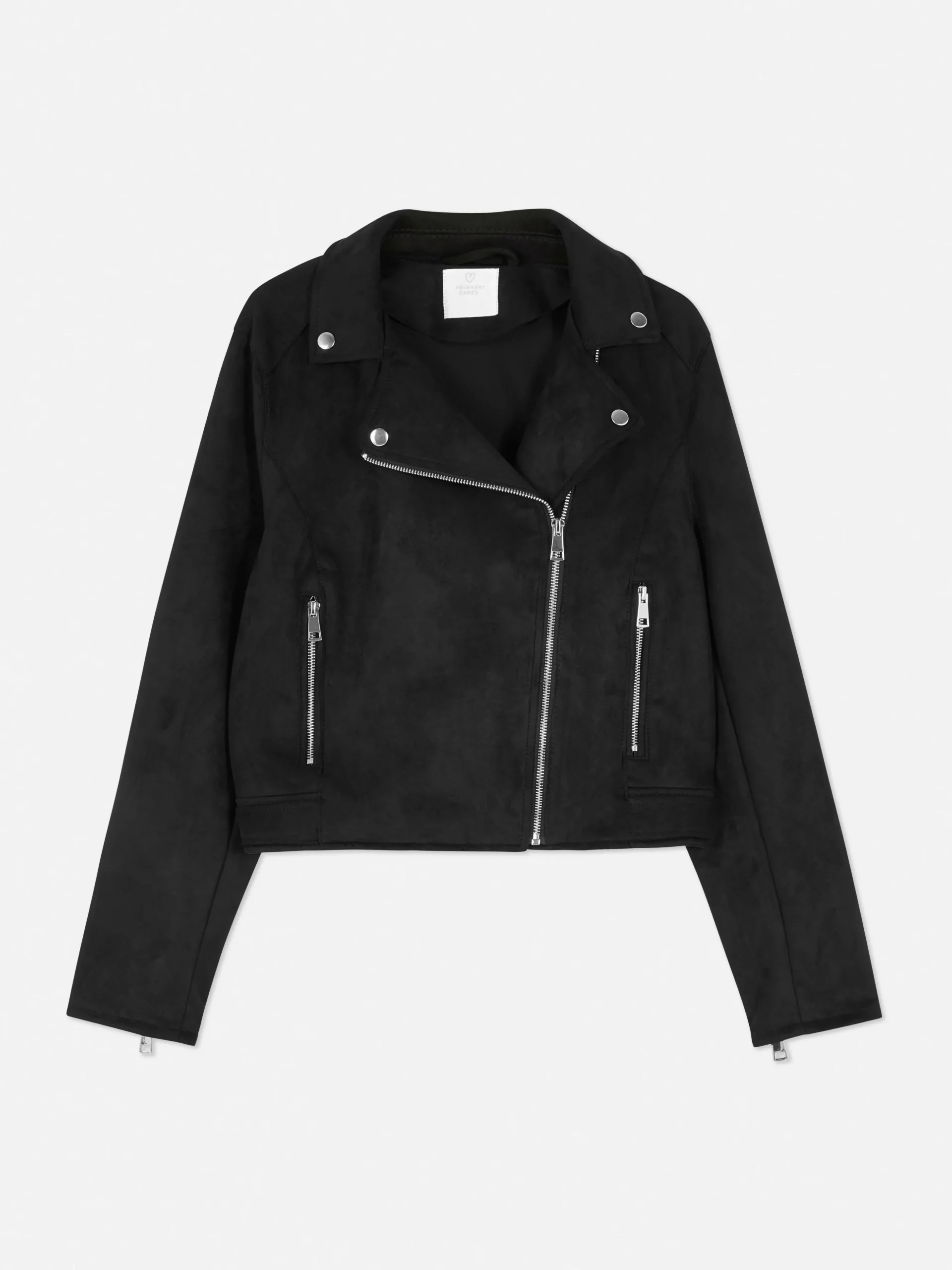 Casaco Motard Imitação Camurça