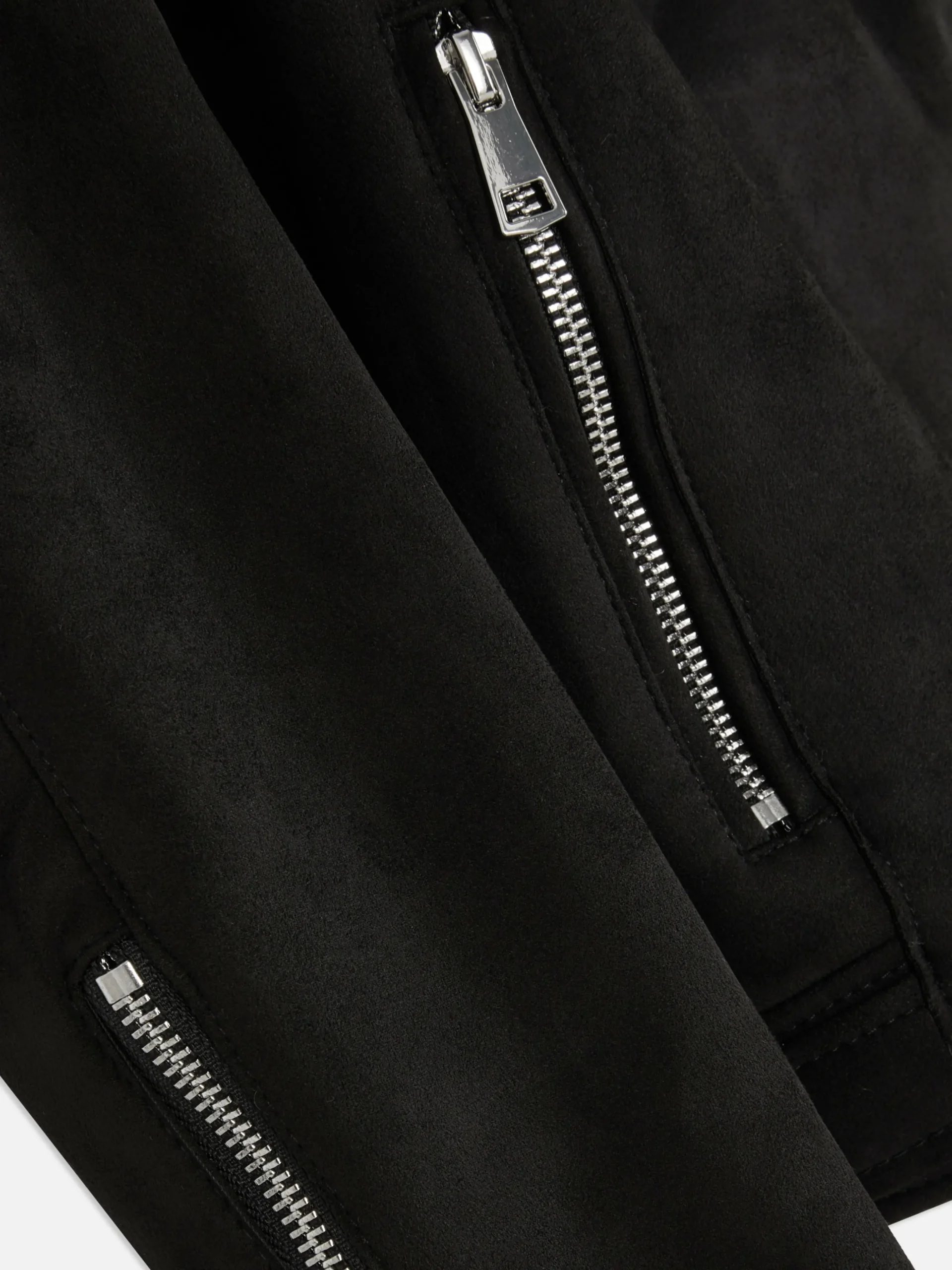 Casaco Motard Imitação Camurça