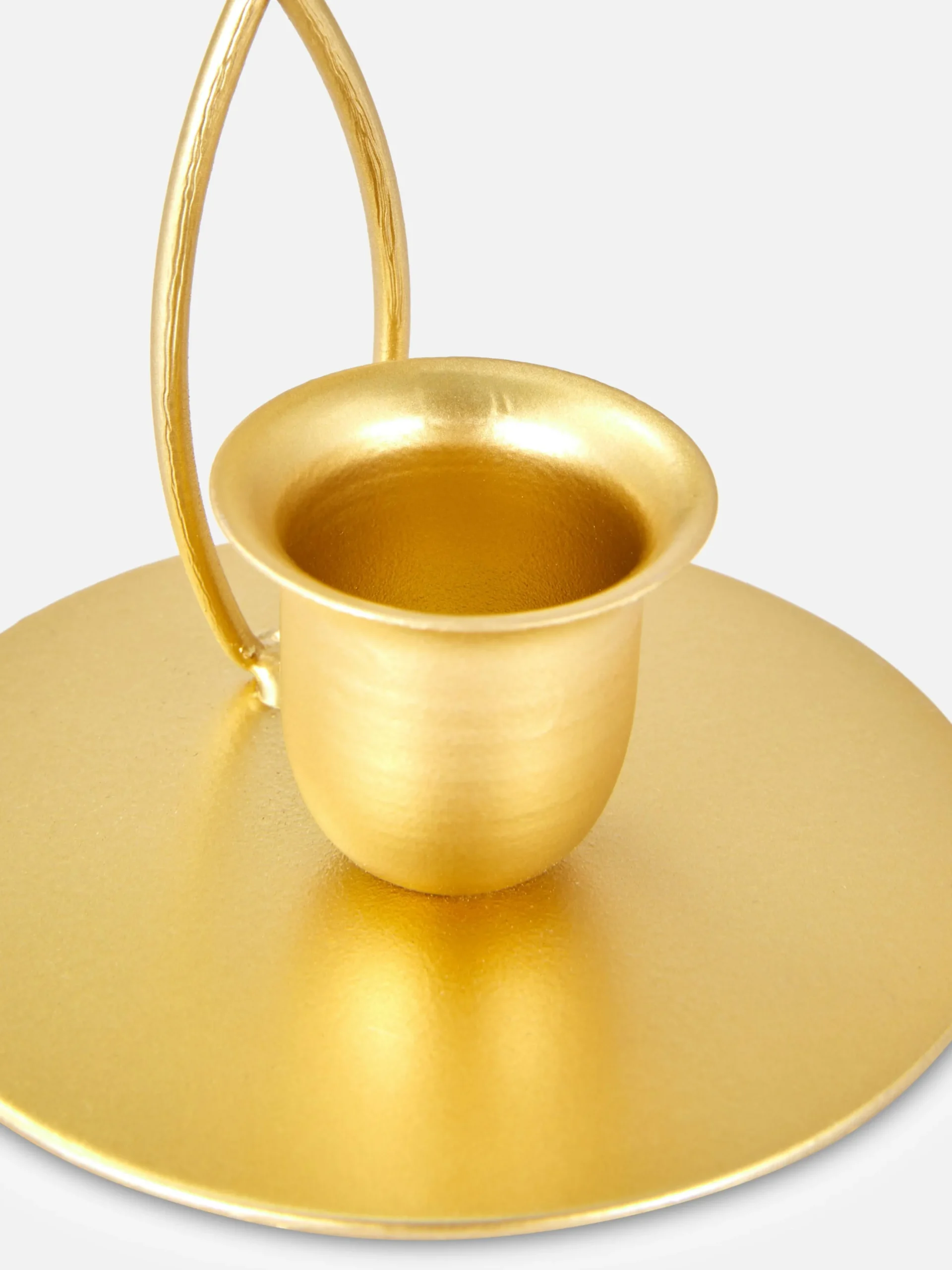 Castiçal Decorativo Folha Ginkgo