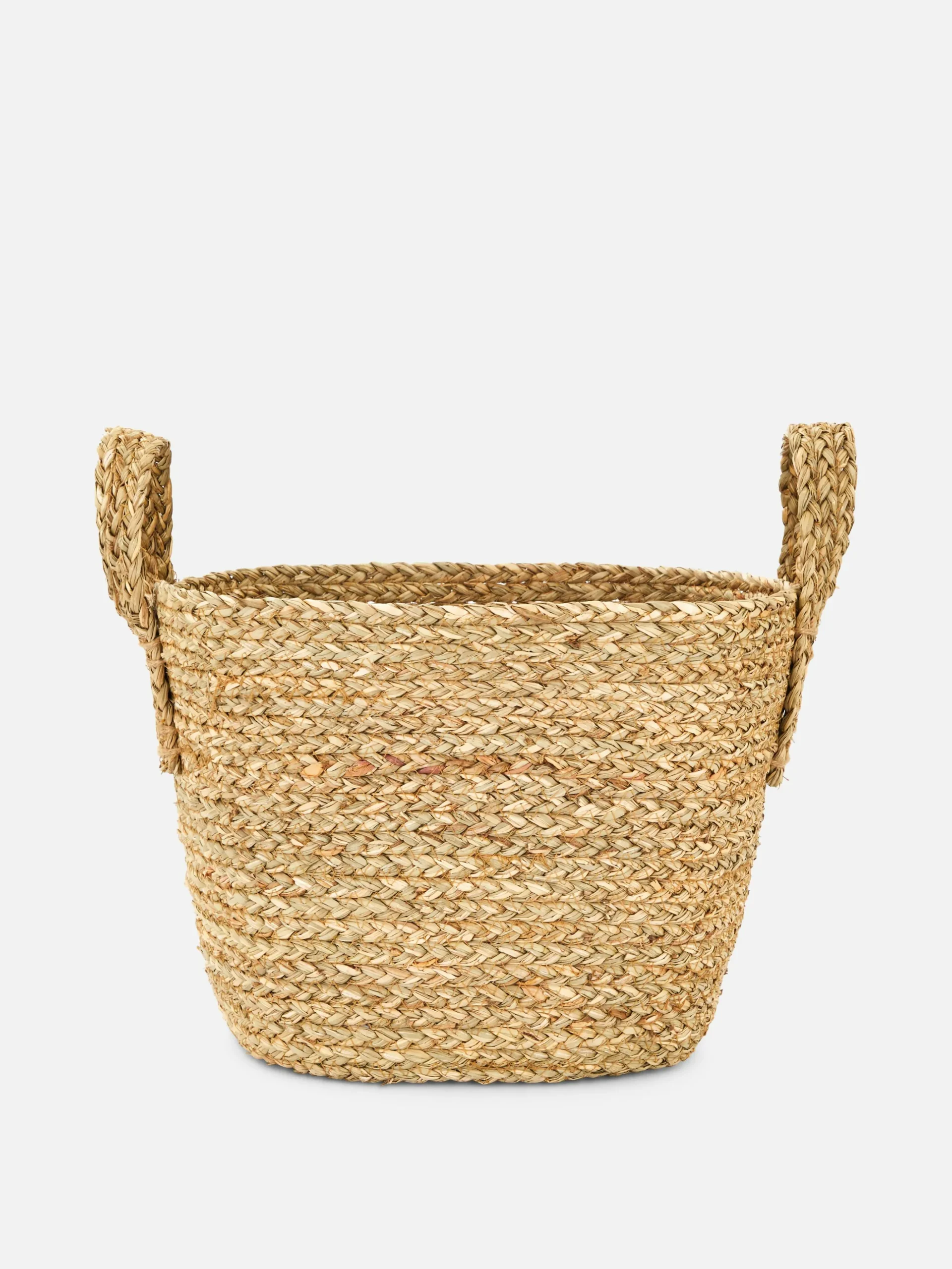 Cesto Entrançado Alça Dupla