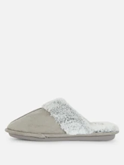 Chinelos De Imitação De Camurça