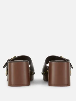 Chinelos Tipo Socas Tacão Rita Ora