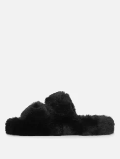 Chinelos Tiras Duplas Felpudos