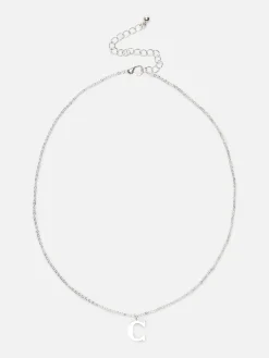 Colar Corrente Amuleto Inicial