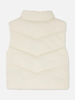 Colete Acolchoado Fecho De Correr