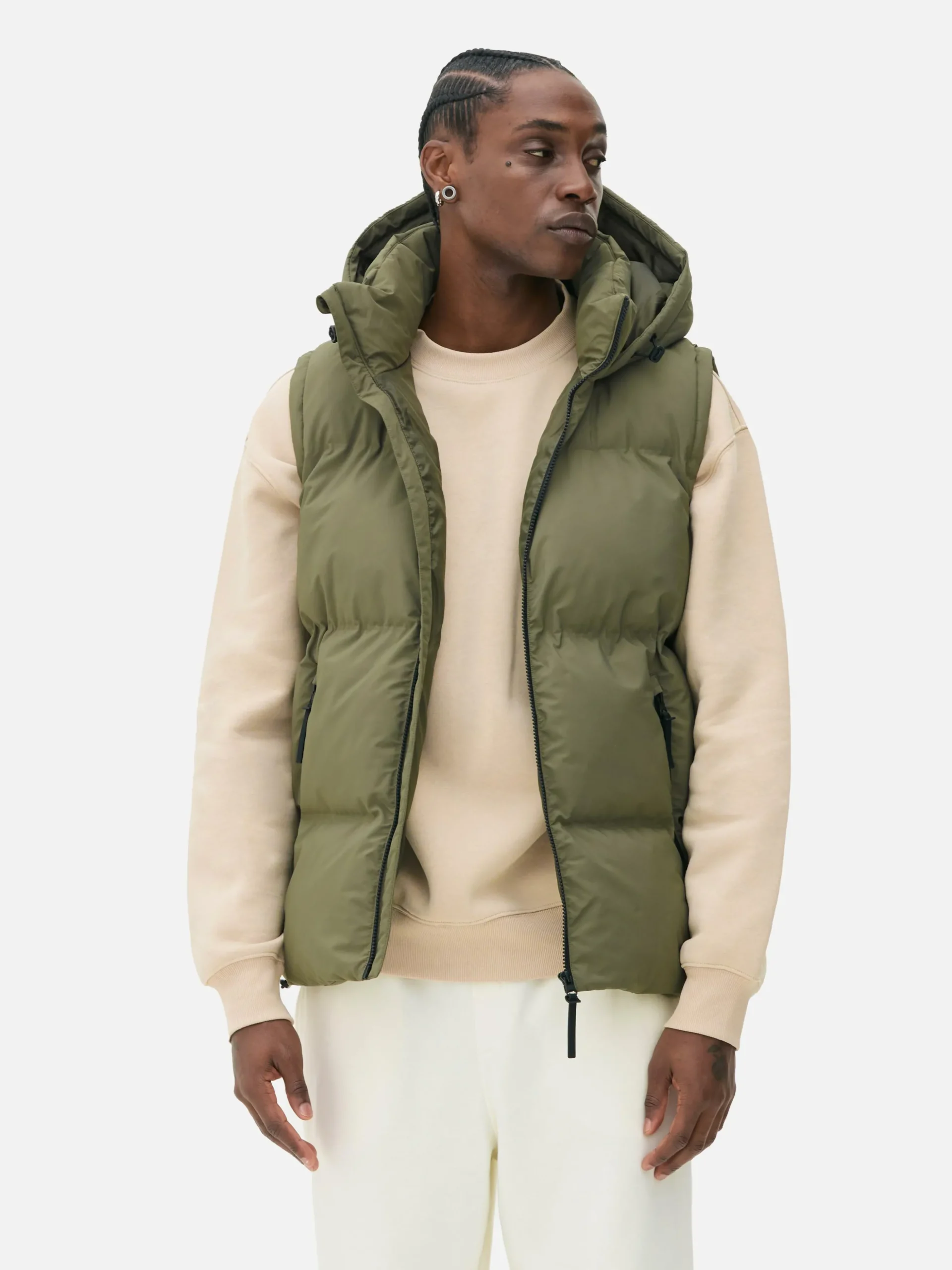 Colete Capuz Acolchoado