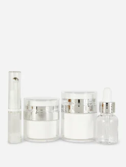 Conjunto 4 Recipientes Cuidados Pele Viagem