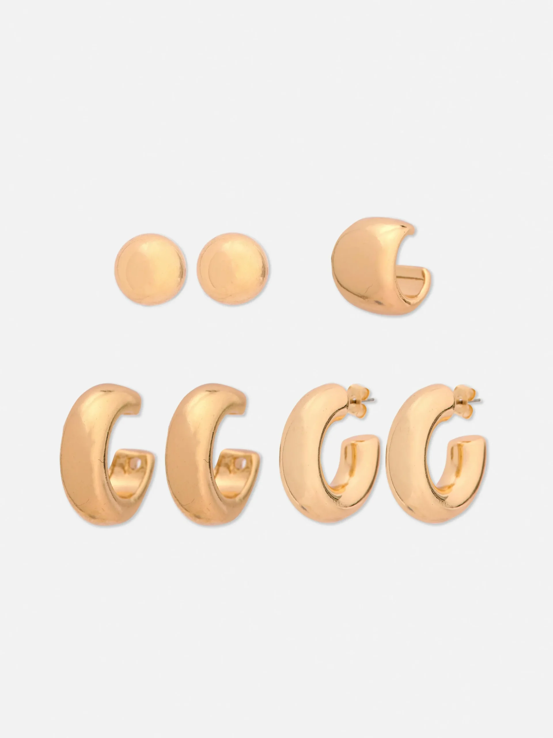 Conjunto Argolas E Cuff