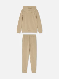 Conjunto Camisola Capuz Calças Treino