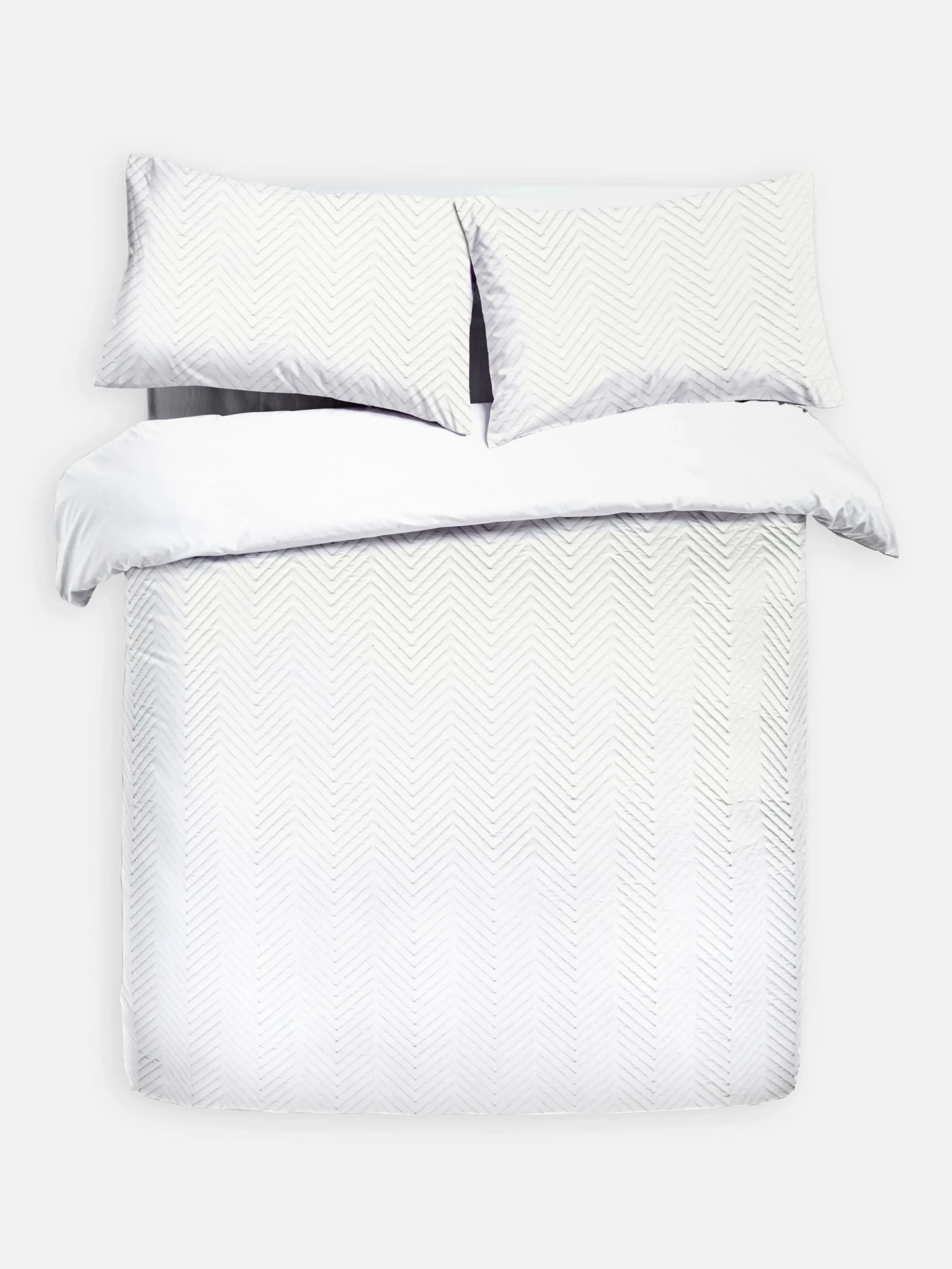 Conjunto Capa Edredão King Padrão Chevron Pinsonic