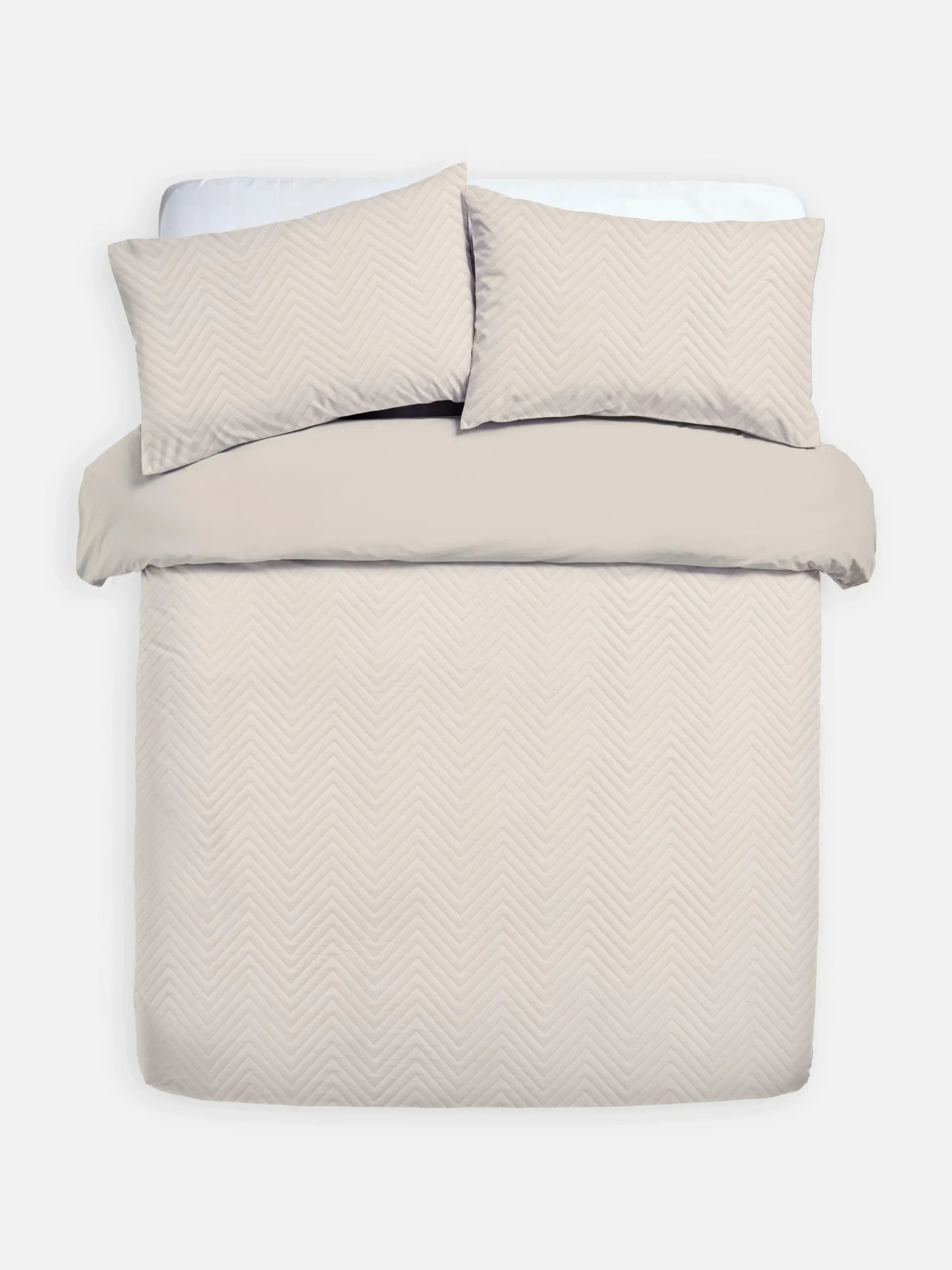 Conjunto Capa Edredão Super King Chevron Pinsonic