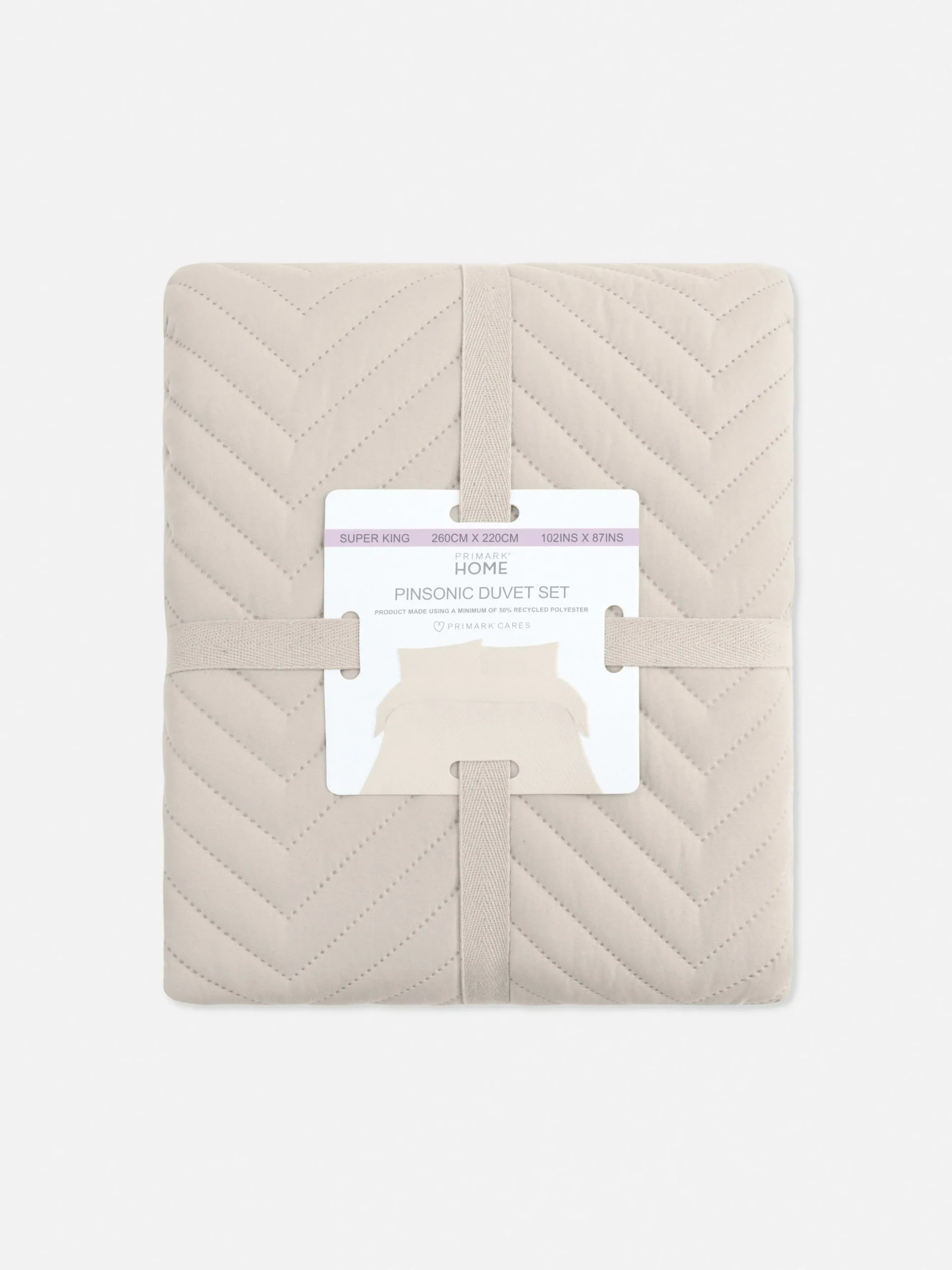 Conjunto Capa Edredão Super King Chevron Pinsonic