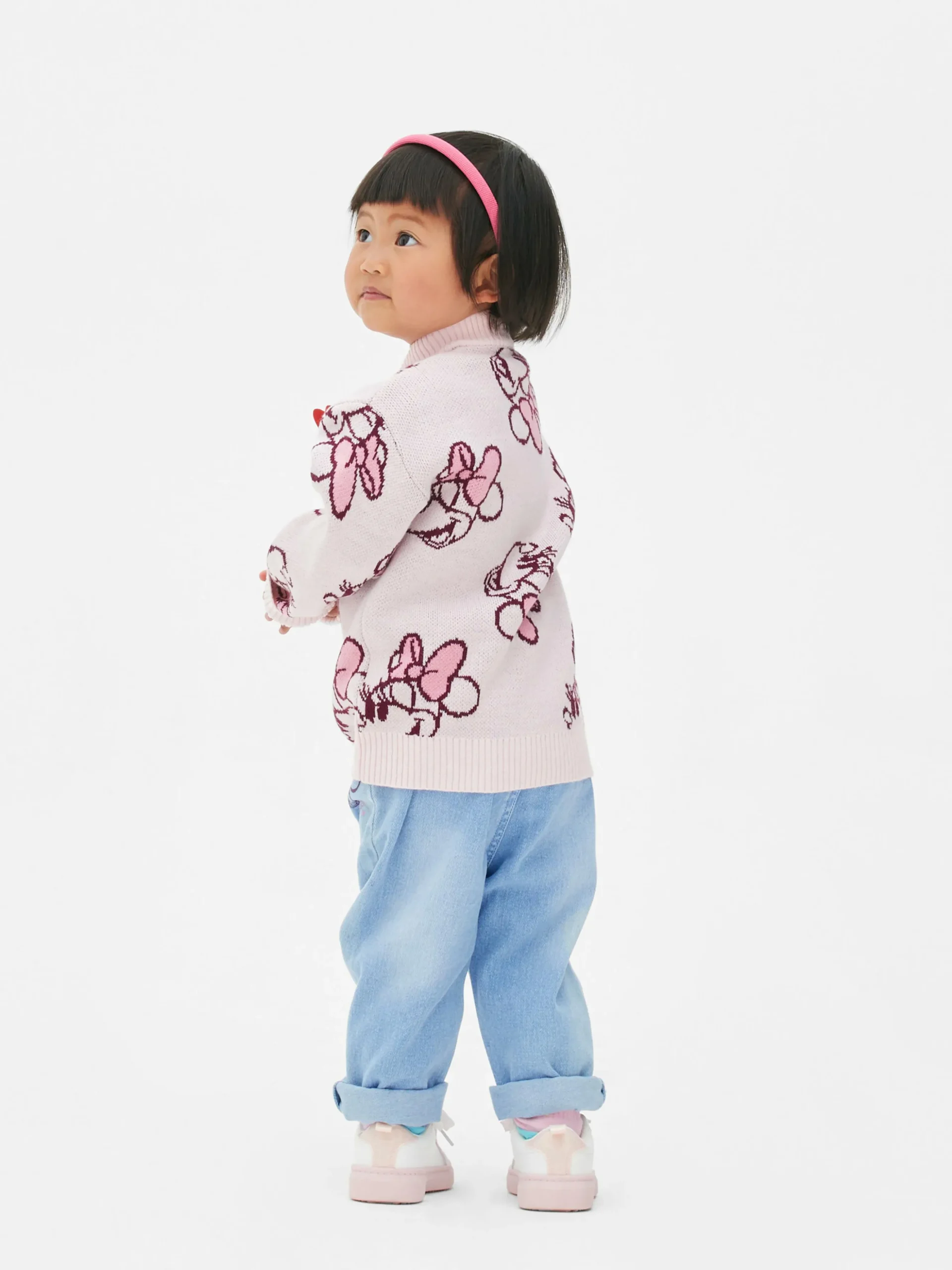 Conjunto Casaco Malha/calças Ganga Paperbag Disney Minnie Mouse