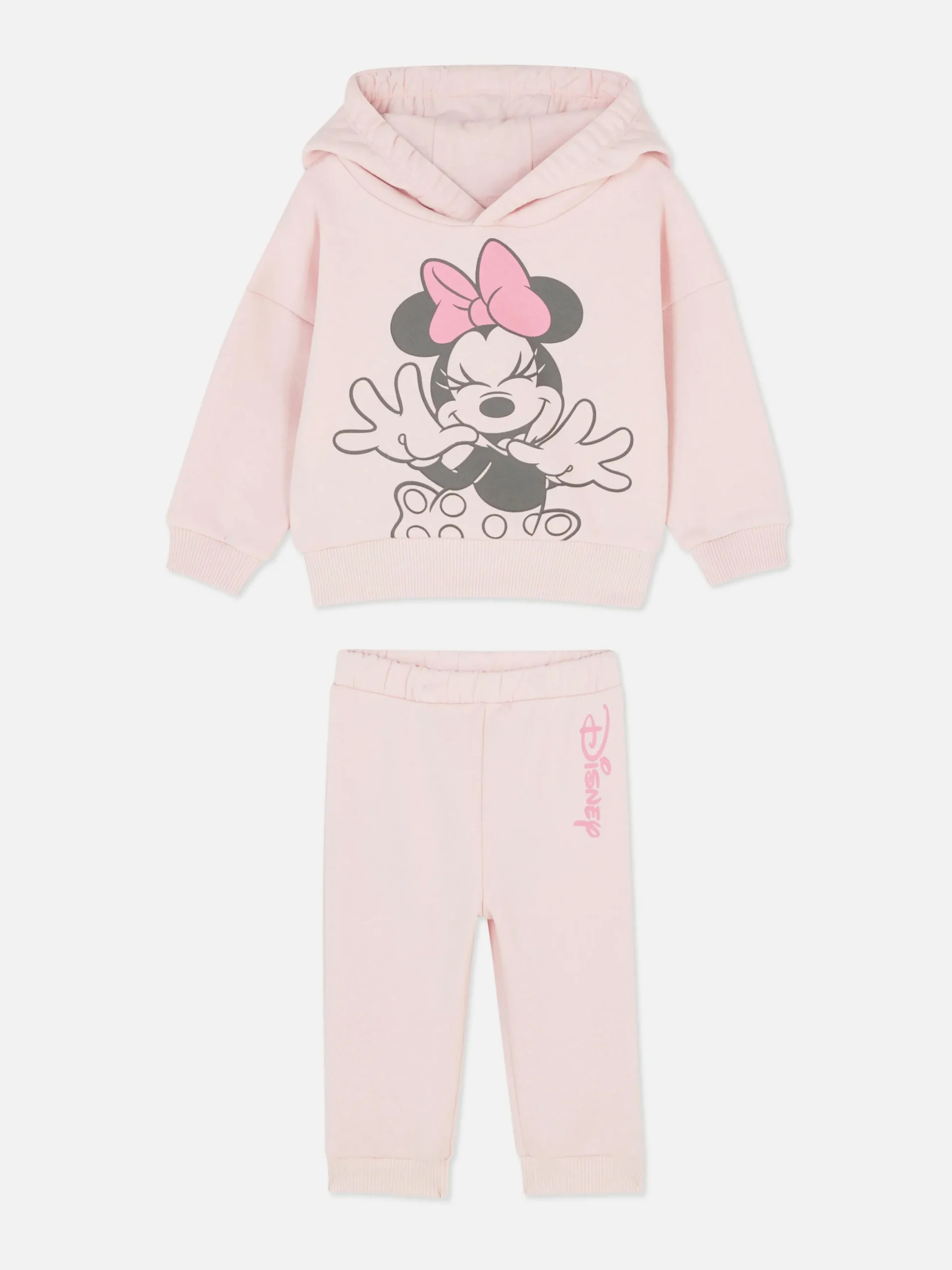 Conjunto Coordenado Camisola Capuz/calças Treino Disney Minnie
