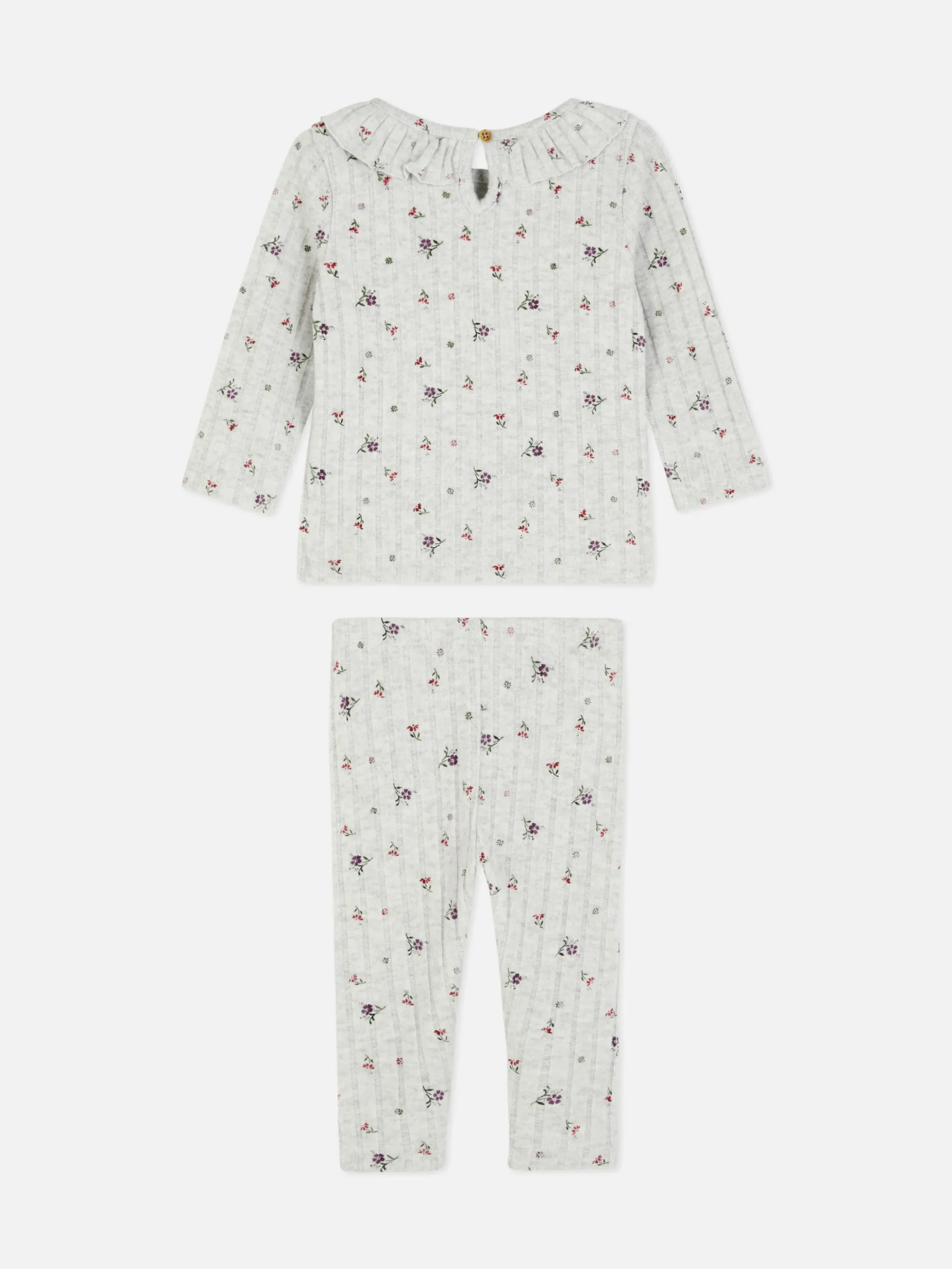 Conjunto Coordenado Top Colarinho/leggings