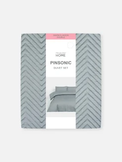 Conjunto Edredão Casal Textural Reversível