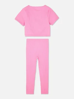 Conjunto Lazer Canelado Disney Angel