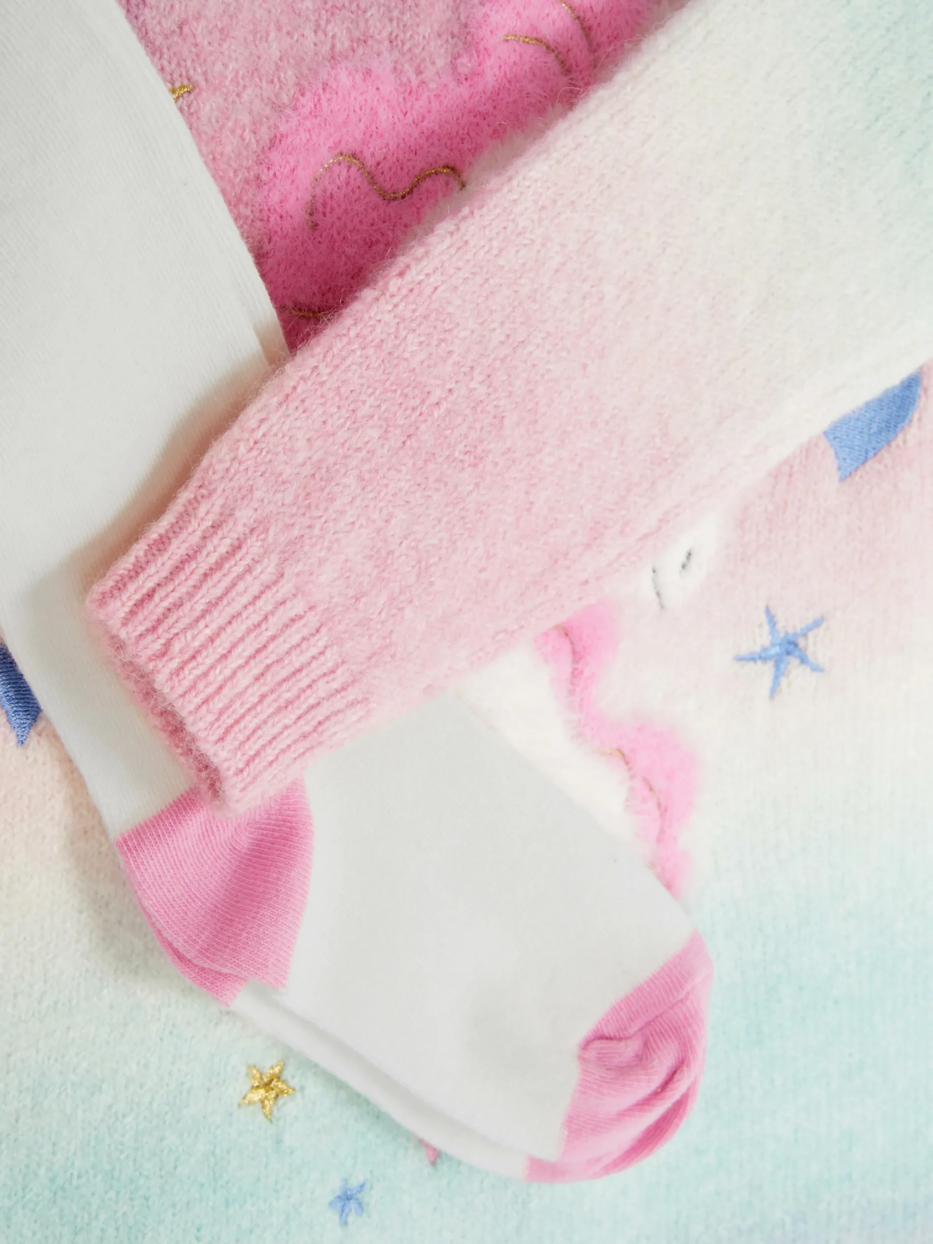 Conjunto Vestido Camisola/collants Unicórnio