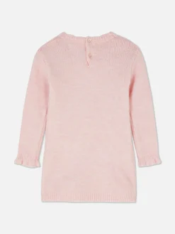 Conjunto Vestido-camisola/collants Malha Coelhinho