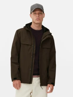 Gabardine Capuz Fecho Correr Integral