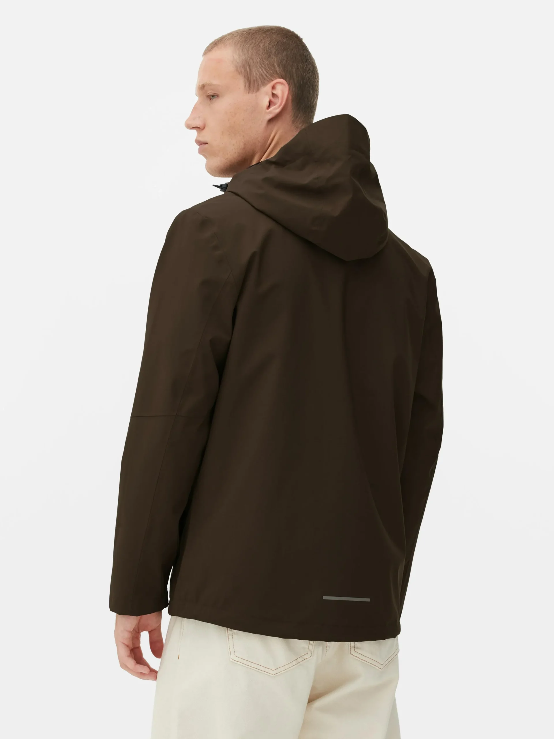 Gabardine Capuz Fecho Correr Integral