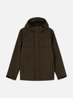 Gabardine Capuz Fecho Correr Integral