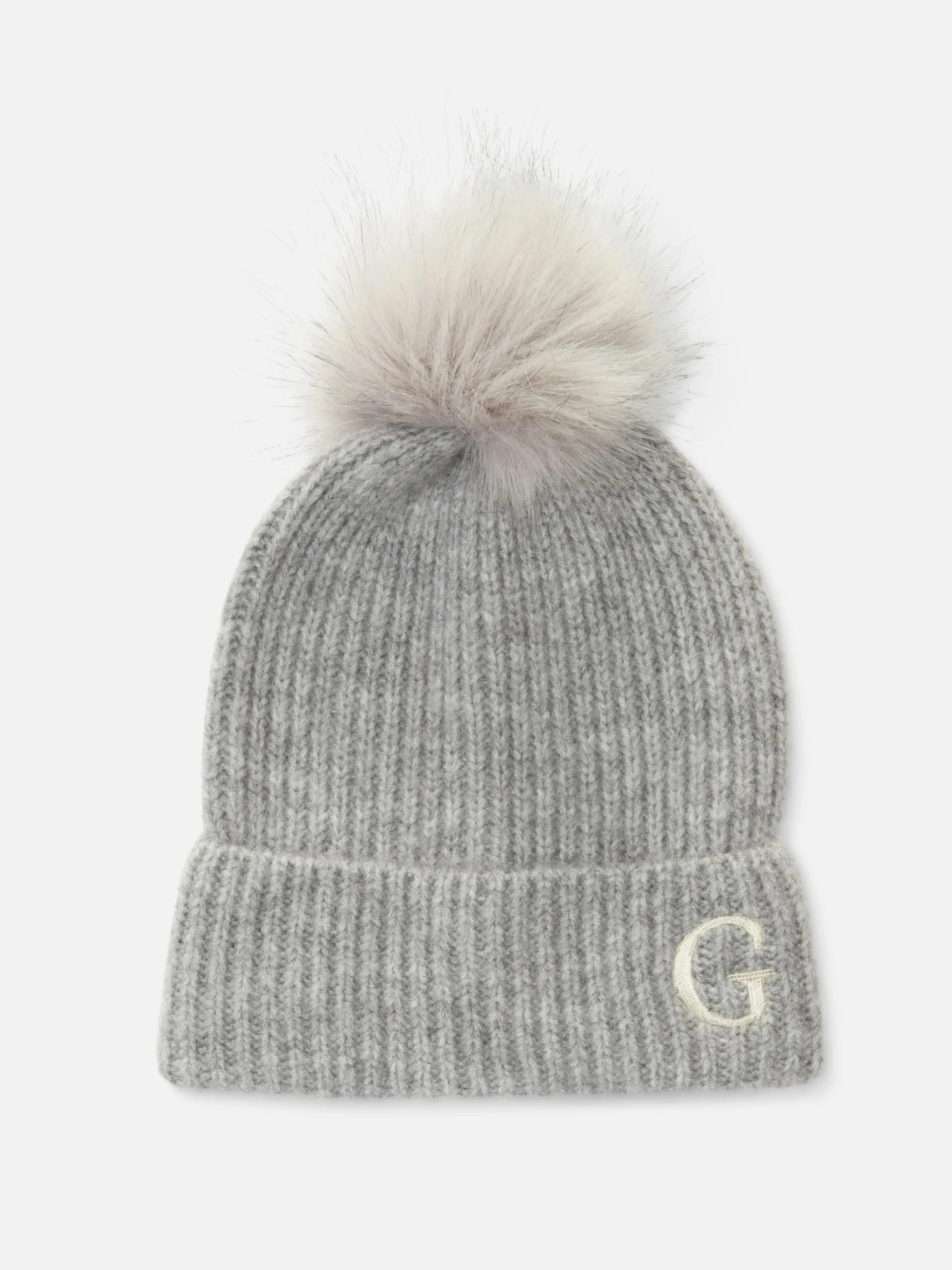 Gorro Pompom Iniciais Bordadas
