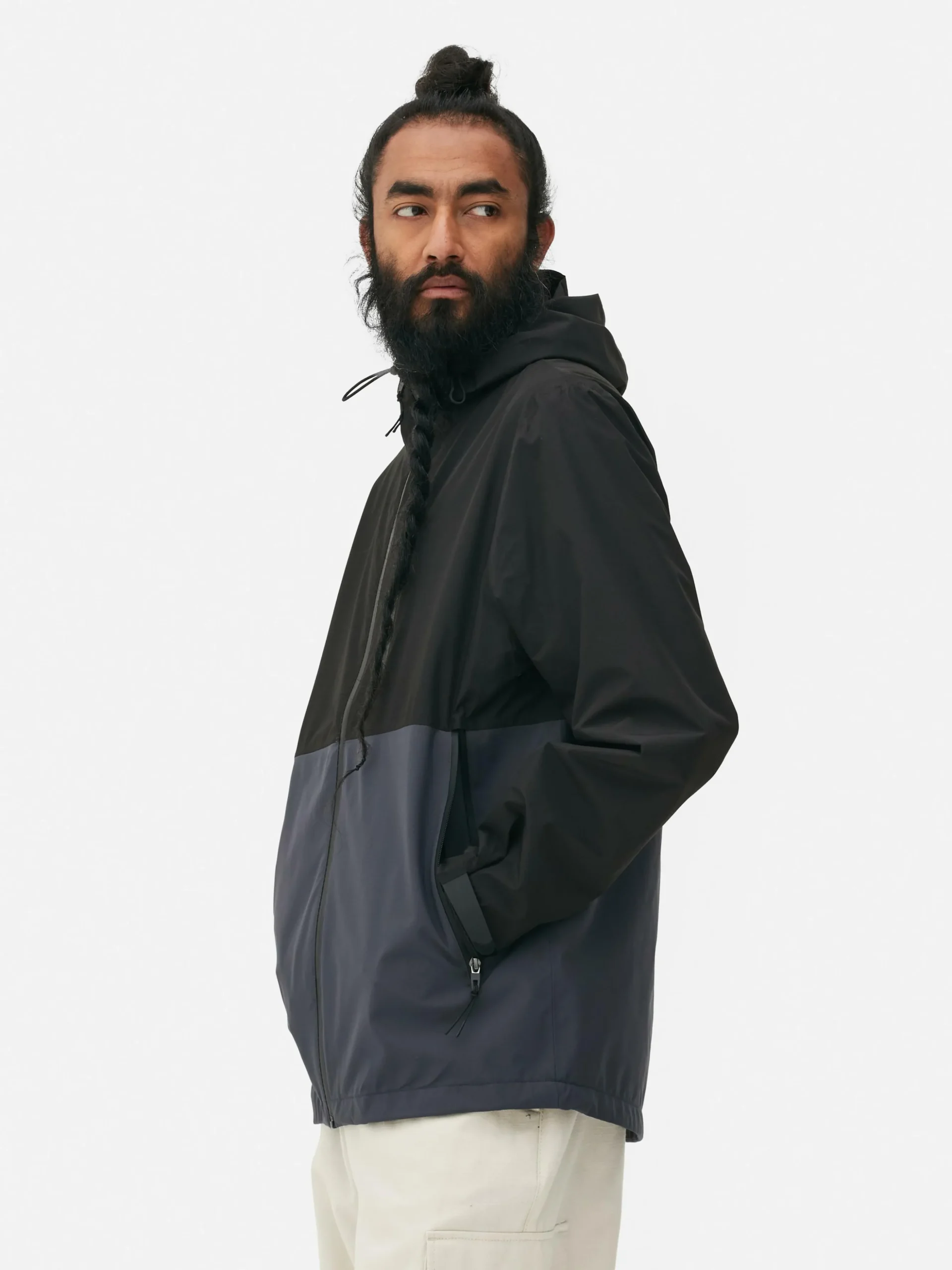 Impermeável Multibolsos Bloco Cor