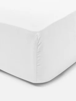 Lençol Ajustável De Solteiro Rico Em Algodão