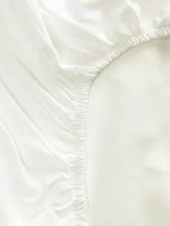 Lençol Ajustável De Solteiro Rico Em Algodão