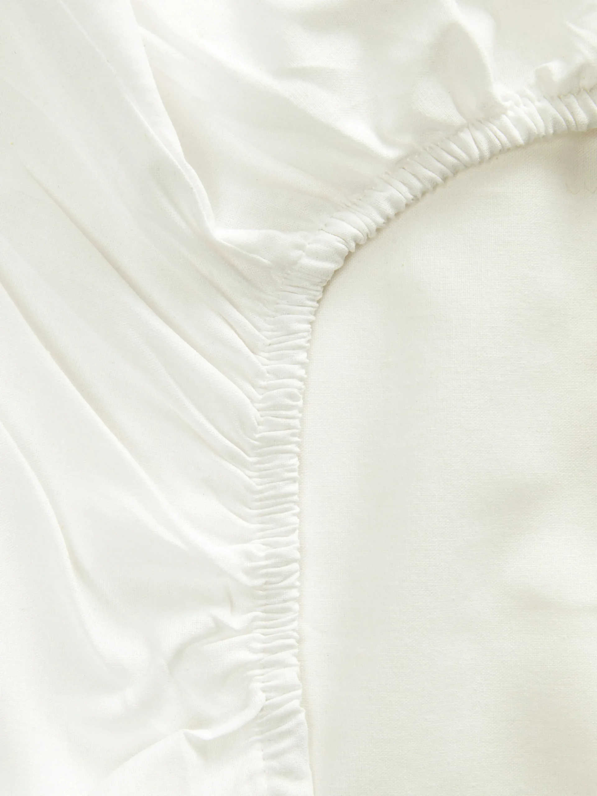 Lençol Ajustável De Solteiro Rico Em Algodão