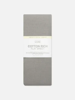 Lençol Liso Algodão Solteiro