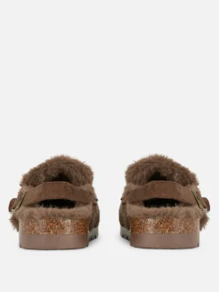 Loafers Fecho Atrás Imitação Camurça Rita Ora