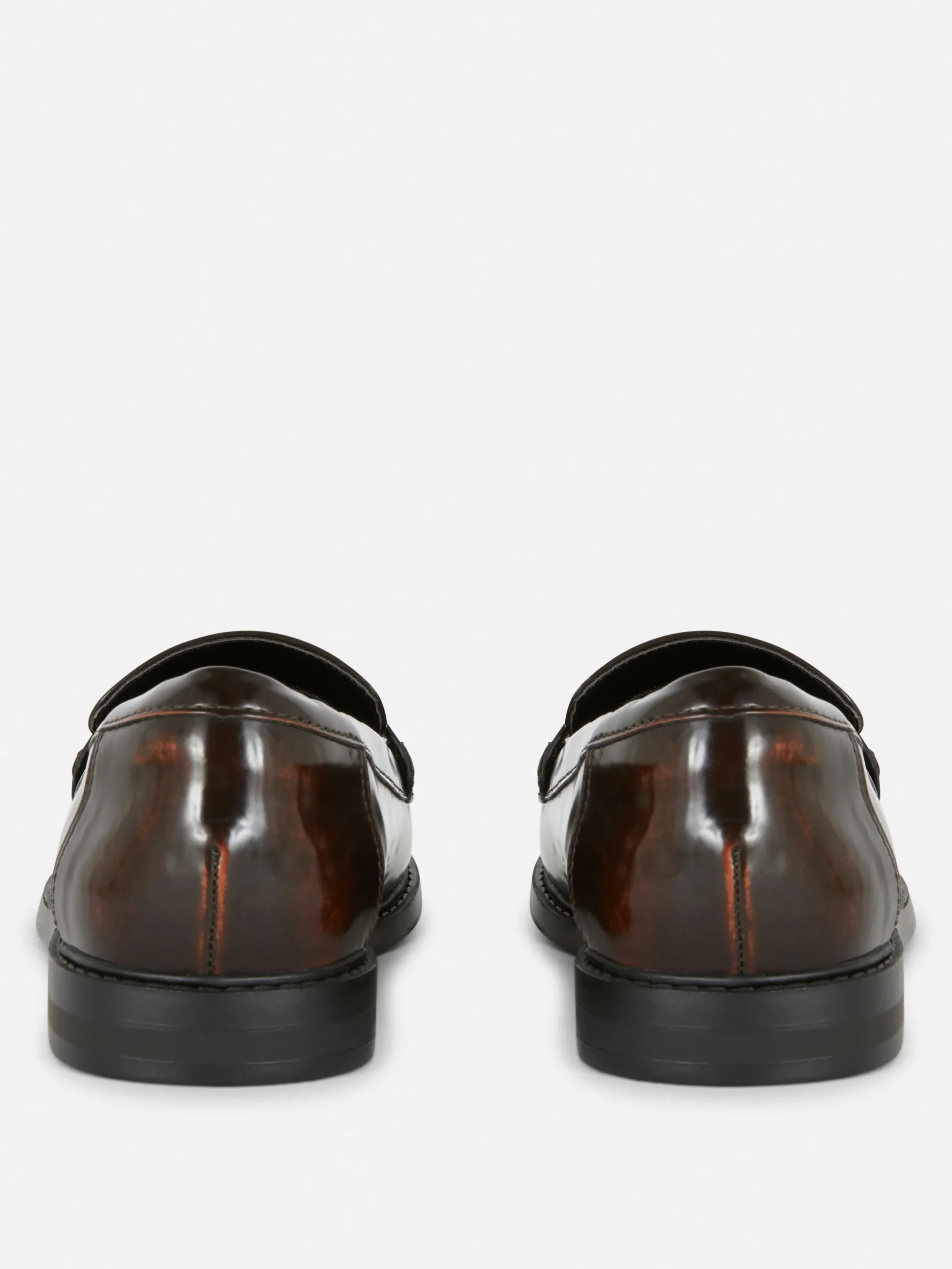 Loafers Ranhura Imitação Pele